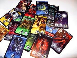 Ghost Stories -kummituksia Valikoima kummituskortteja. Kuva: Chris Norwood / BGG