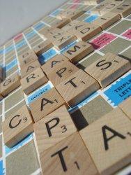 Scrabble-peli käynnissä. Kuva: Arthur / BGG