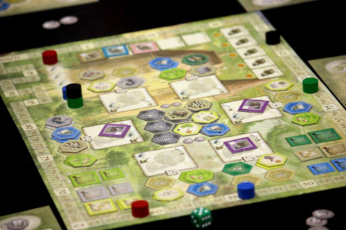 Castles of Burgundyn keskuslauta. Kuva: Henk Rolleman / BGG