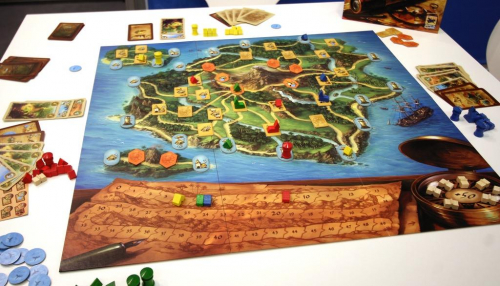 Madeira-peli käynnissä. Kuva: Daniel Danzer / BGG