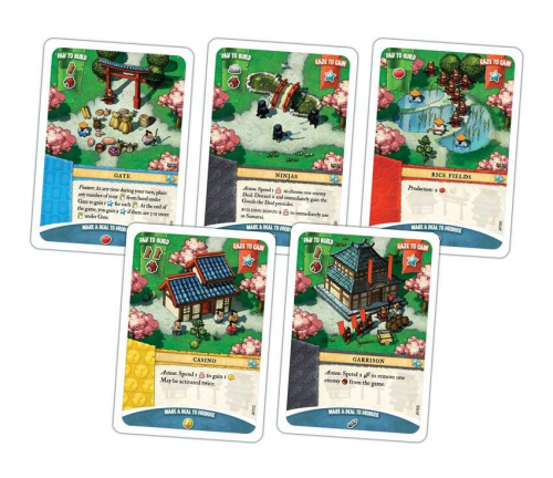 Japanilaisten kortteja. Kuva: Portal Games