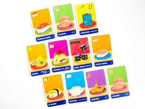 Sushi Go!:n kortit