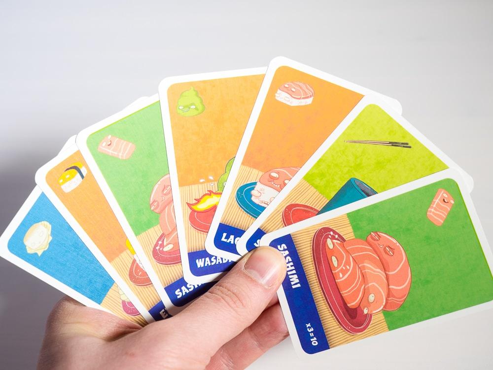 Kourallinen Sushi Gon kortteja