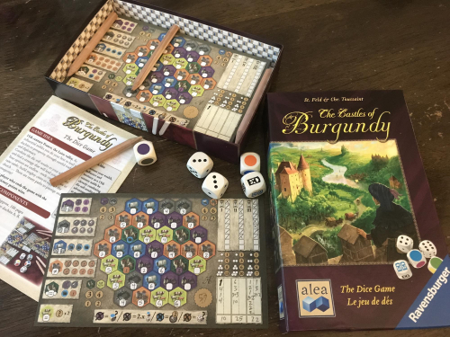 The Castles of Burgundy Dice Game