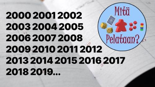 Parhaat pelivuodet 2000–2019