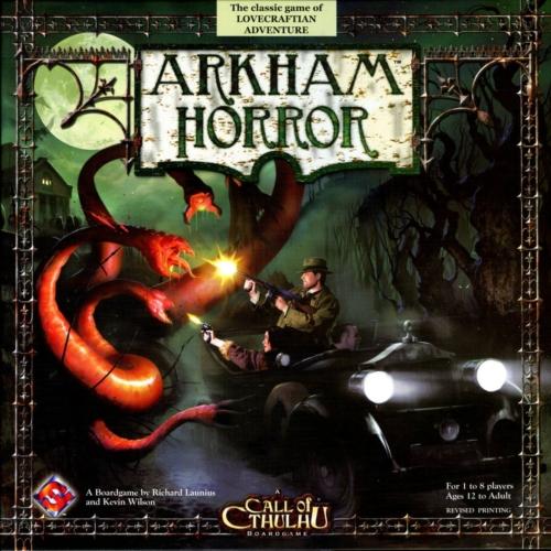 Fantasy Flightin Arkham Horrorin kansikuva