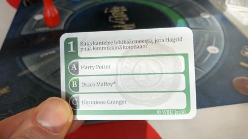 Harry Potter Tietopelin kysymykortti