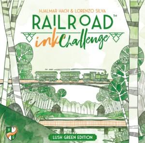 Railroad Ink Challenge: Lush Greenin kansi