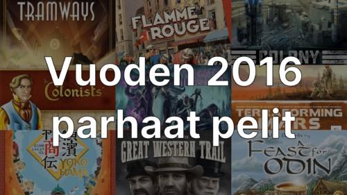 Vuoden 2016 parhaat pelit