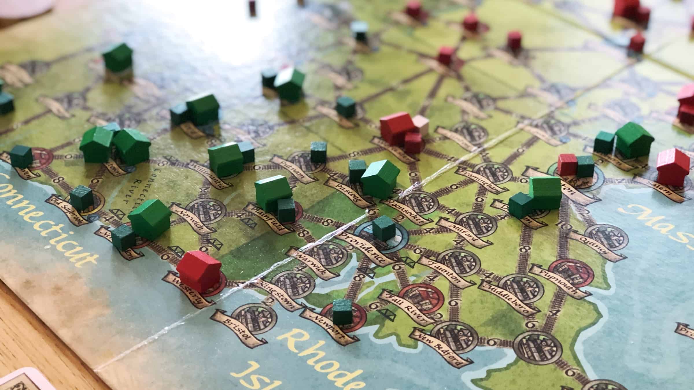 Rails of New England -lautapelin arvostelu ＞ Lautapeliopas 