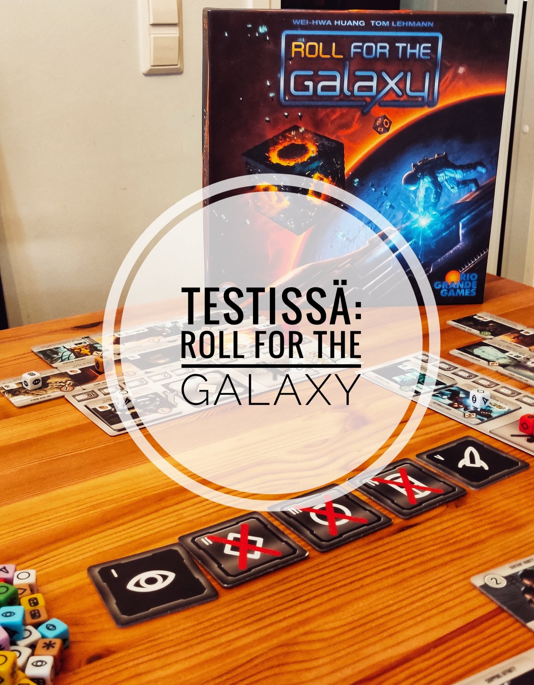 Testissä Roll for the Galaxy