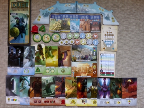 7 Wonders Duel: Pantheonin sisältö