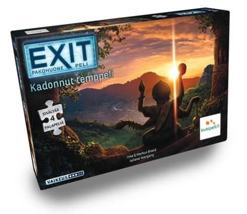 Exit: Kadonnut temppeli -pelin kansi