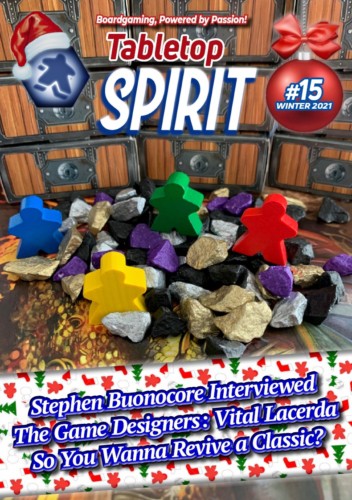 Tabletop Spirit -lehden numeron 15 kansi