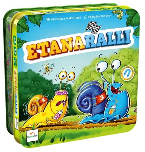 Etanarallin kannessa on kaksi kilpajuoksevaa etanaa.