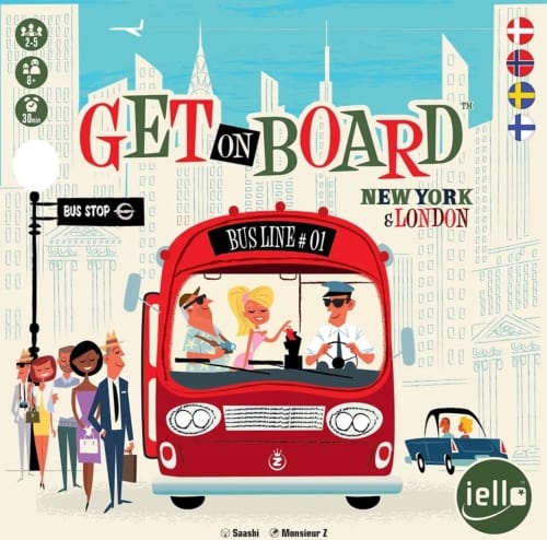 Get on Board : New York & London -lautapelin kansi