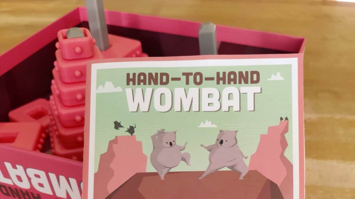 Hand-to-hand Wombat
