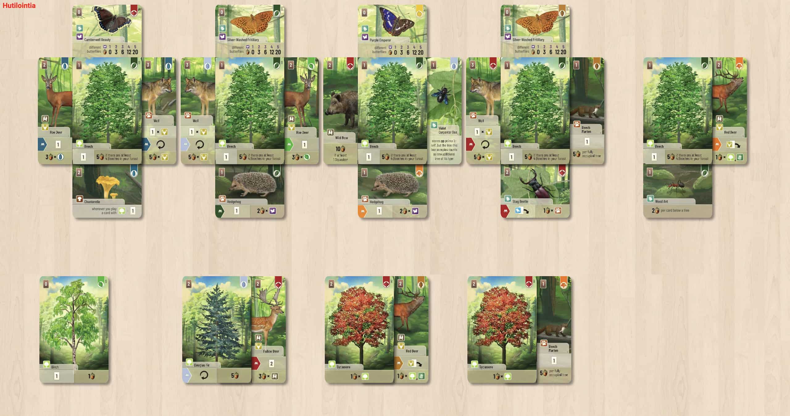 Forest Shuffle -peli Board Game Arenassa