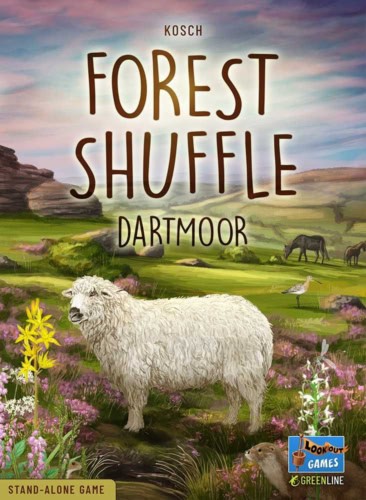 Forest Shuffle: Dartmoorin kannessa on lammas nummella.