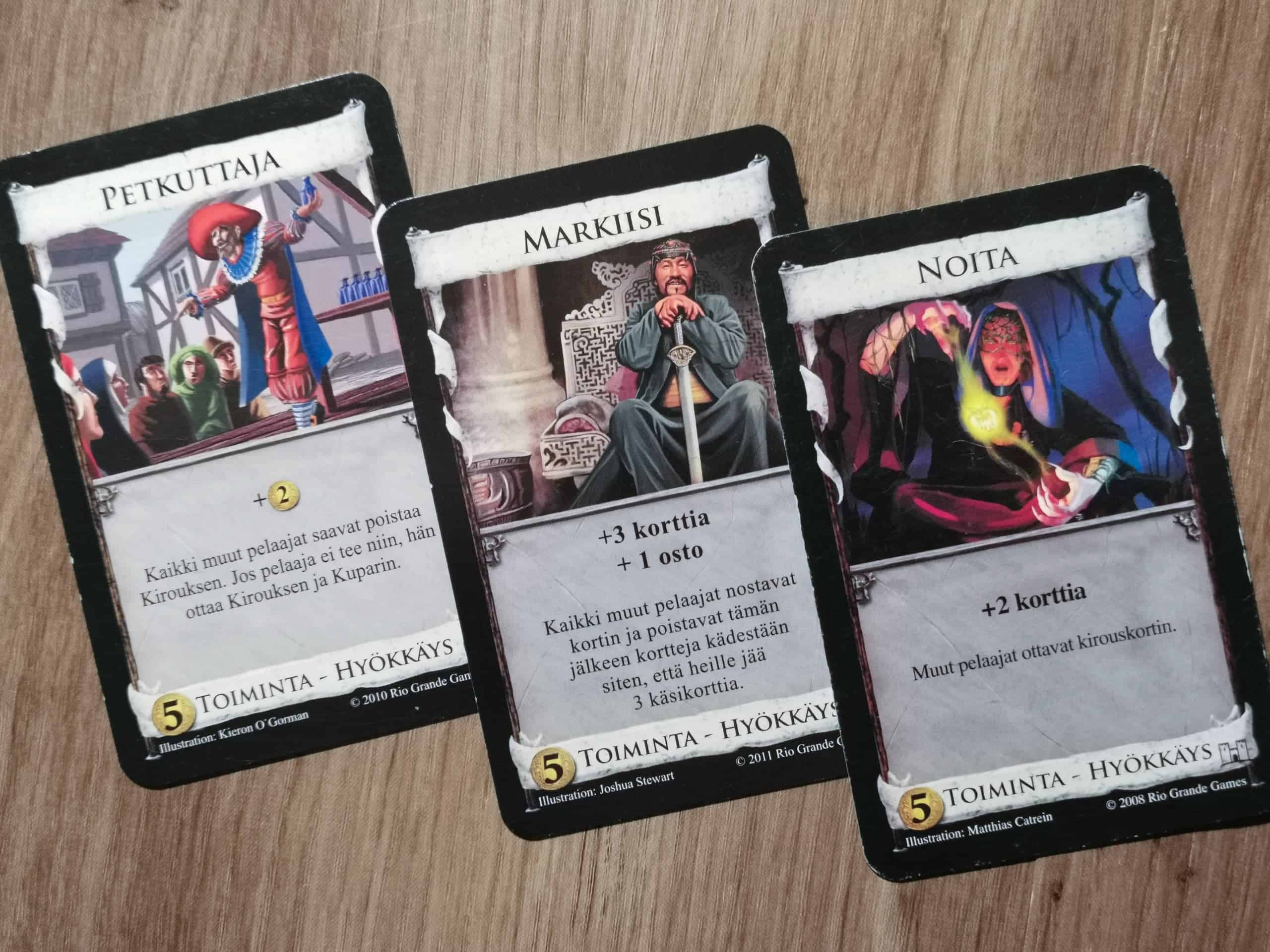Petkuttaja, Markiisi ja Noita -kortit