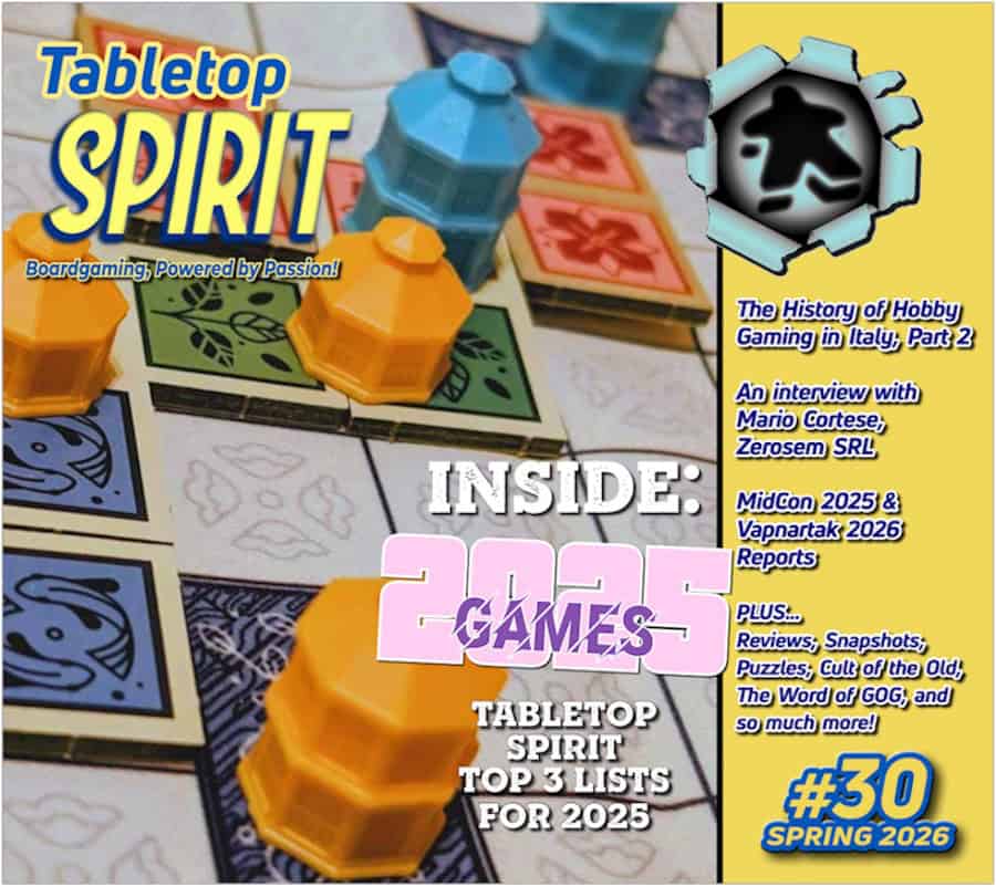 Tabletop Spirit 30 -lehden kansikuva