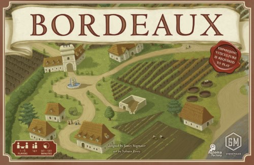 Viticulture: Bordeaux'n kannessa on piirros viinitilasta.